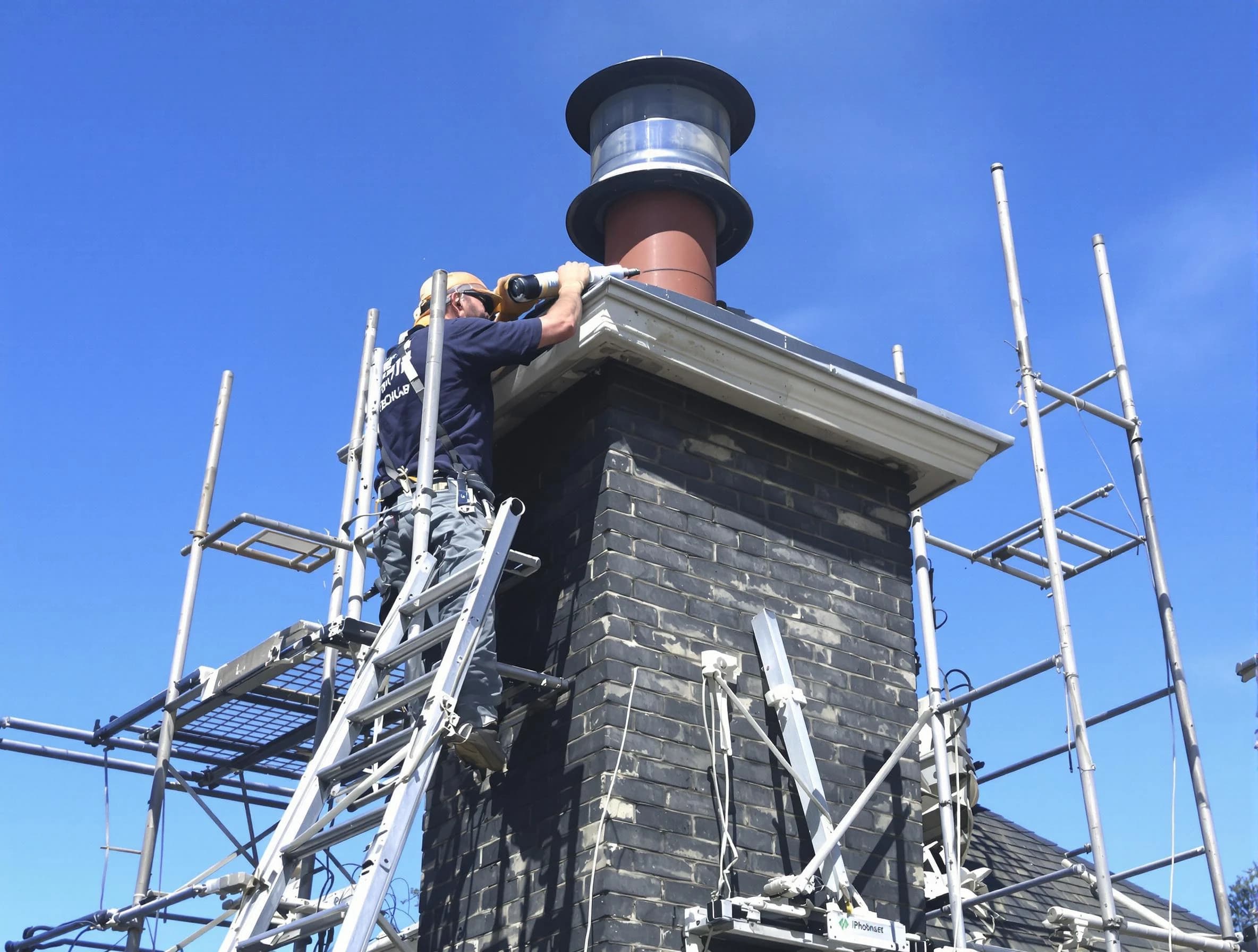 Sturdy chimney crown finished by Del City Chimney Sweep in Del City, OK