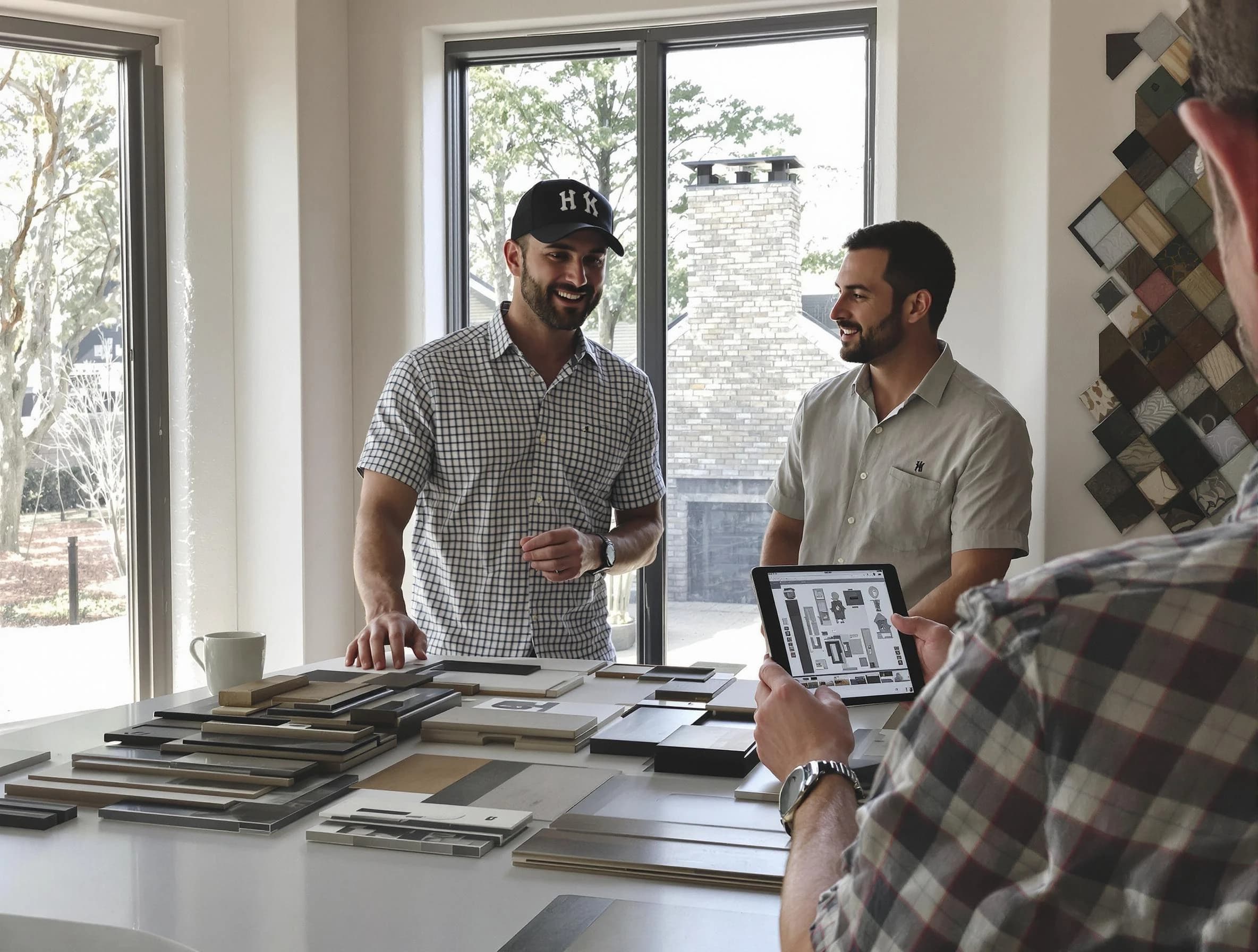 Del City Chimney Sweep remodeling a chimney and fireplace in Del City, OK