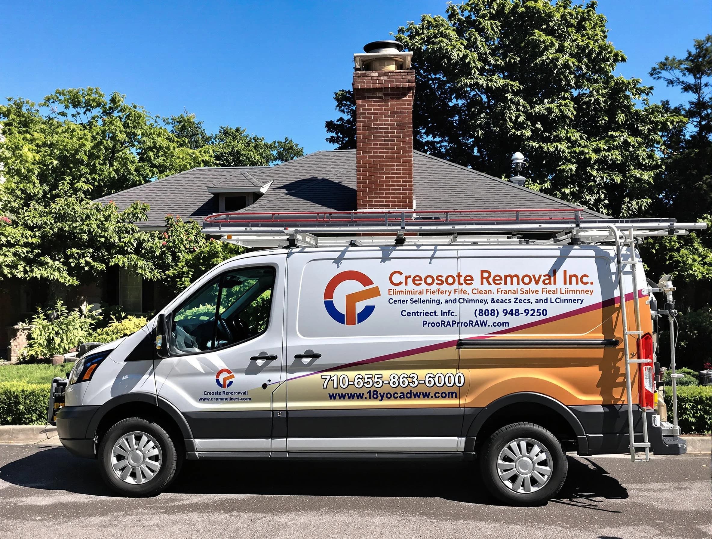 Del City Chimney Sweep technician removing creosote safely in Del City, OK