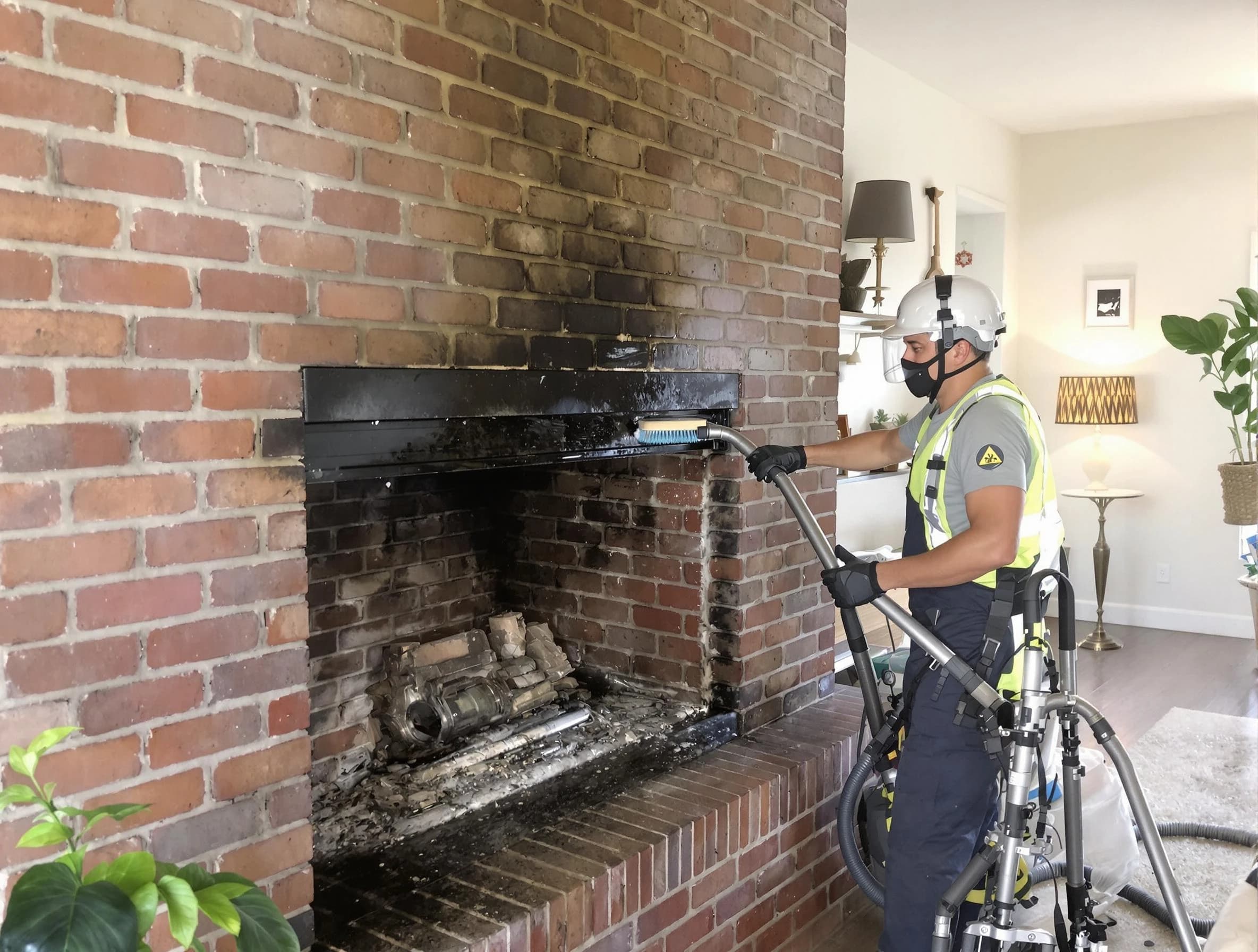 Del City Chimney Sweep providing fireplace cleaning services in Del City, OK
