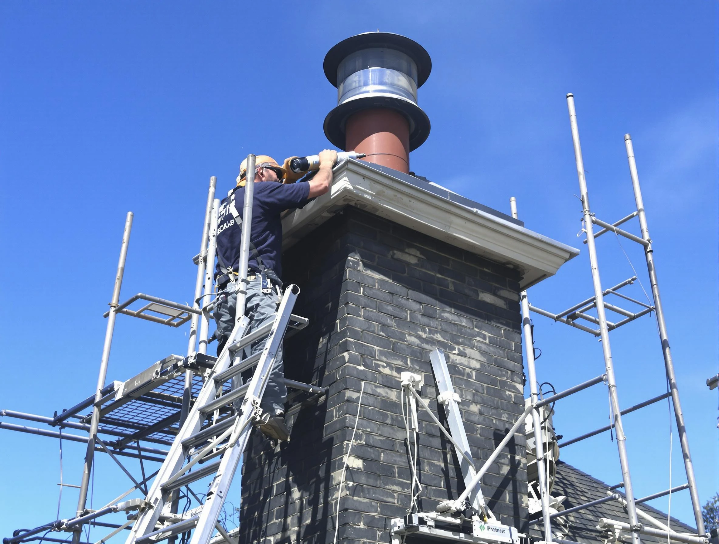 Sturdy chimney crown finished by Del City Chimney Sweep in Del City, OK