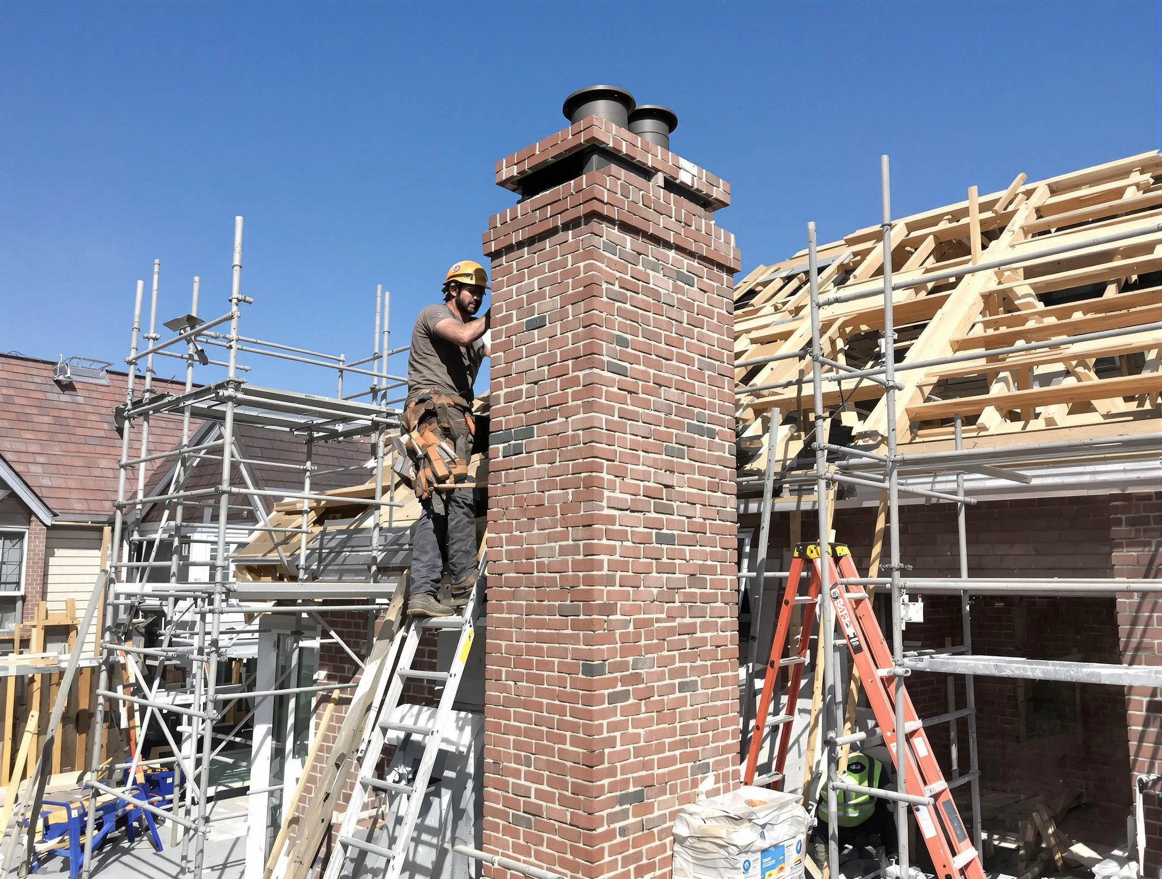 New chimney installation completed by Del City Chimney Sweep in Del City, OK
