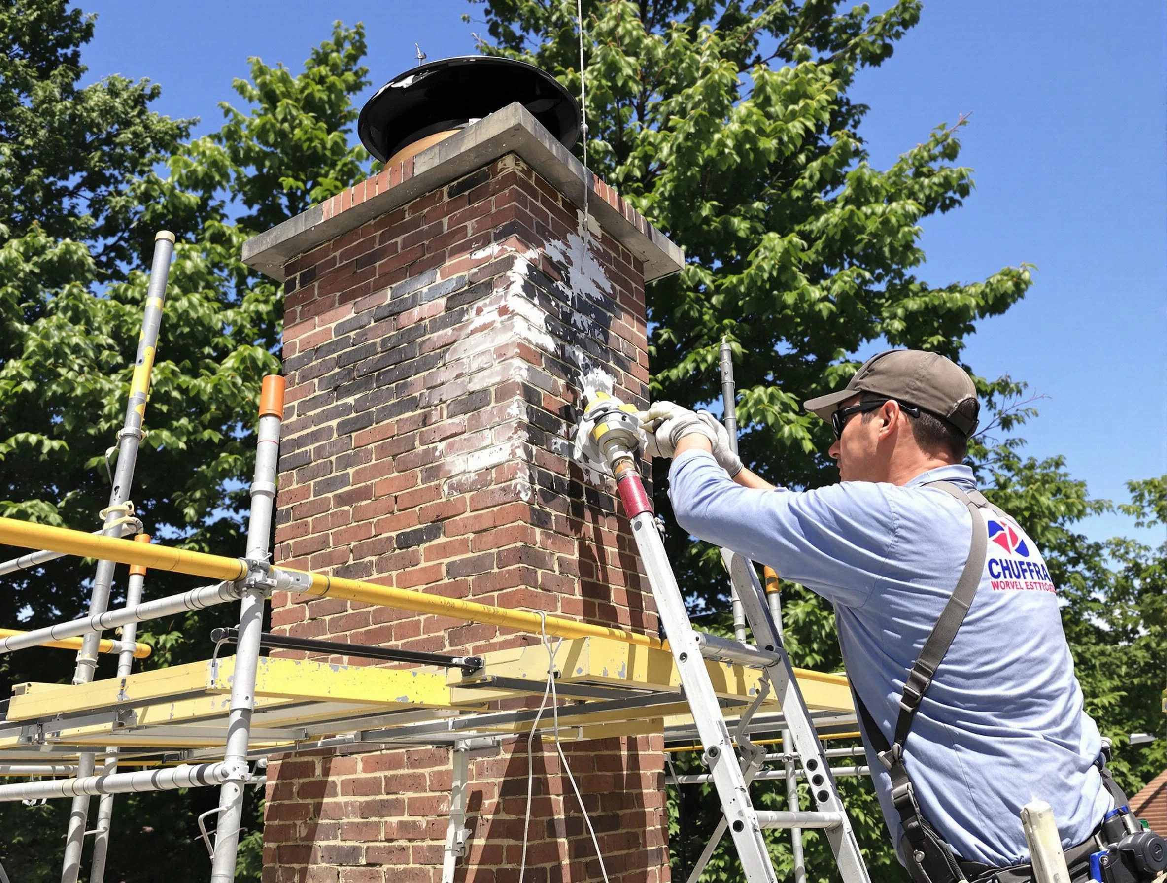 Structural chimney repair by Del City Chimney Sweep in Del City, OK